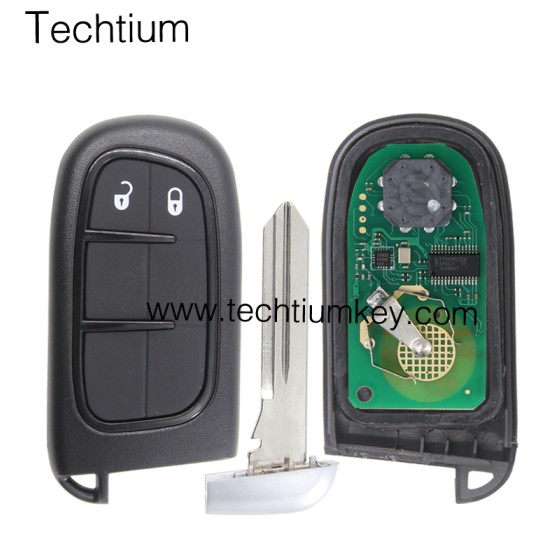 433Mhz 4A chip FCC:GQ4-54T keyless 2 button remote key for Dodge,Ram 2013-2017,Jeep 2014-2018